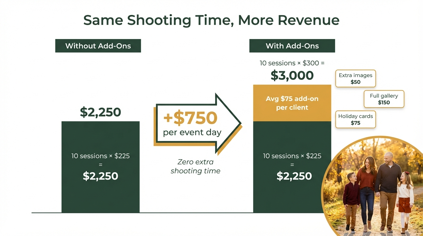 Add-On Revenue Infographic